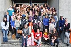 HAWK-Studierende der Fakult&auml;t Soziale Arbeit und Gesundheit aus Hildesheim auf dem Workshop Com