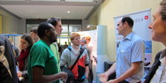 Besucher auf der Job- und Praktikumsb&ouml;rse