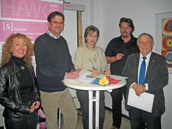 F&uuml;r ein lebendiges Netzwerk: Prof. Dr. Maria Busche-Baumann (HAWK), J&ouml;rg Piprek (Caritasve