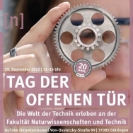 Plakat zum Tag der offenen T&uuml;r an der Fakult&auml;t [n] der HAWK in G&ouml;ttingen