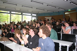 Blick in den H&ouml;rsaal des Fachkolloquiums Niemals Oberfl&auml;chlich
